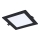 Rabalux - Lampada LED da incasso LED/12W/230V 17x17 cm nero