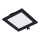 Rabalux - Lampada LED da incasso LED/6W/230V 12x12 cm nero