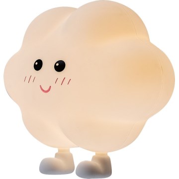 Rabalux - Lampada notturna ricaricabile per bambini a LED, dimmerabile con controllo touch, LED/2,7W/5V 200 mAh, nuvola