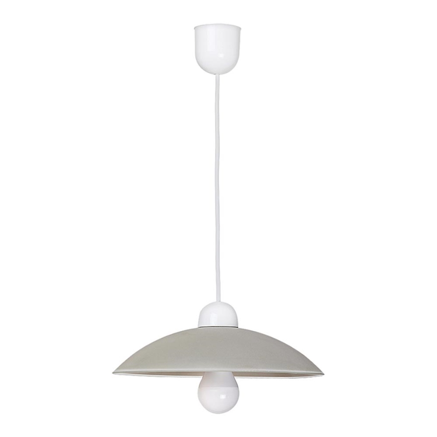 Rabalux - Lampadario 1xE27/60W/230V grigio