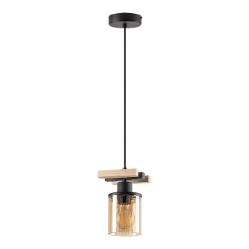 Rabalux - Lampadario a barra 1xE27/25W/230V pino