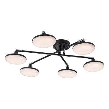 Rabalux - Lampadario a plafone LED 6xLED/4W/230V 3000K nero