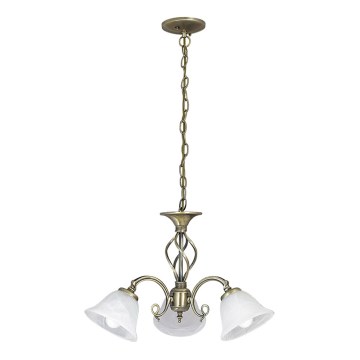 Rabalux - Lampadario a sospensione con catena 3xE14/40W/230V