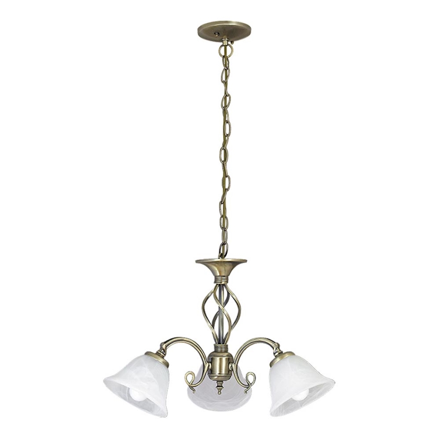 Rabalux - Lampadario a sospensione con catena 3xE14/40W/230V