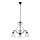 Rabalux - Lampadario a sospensione con catena 3xE14/40W/230V