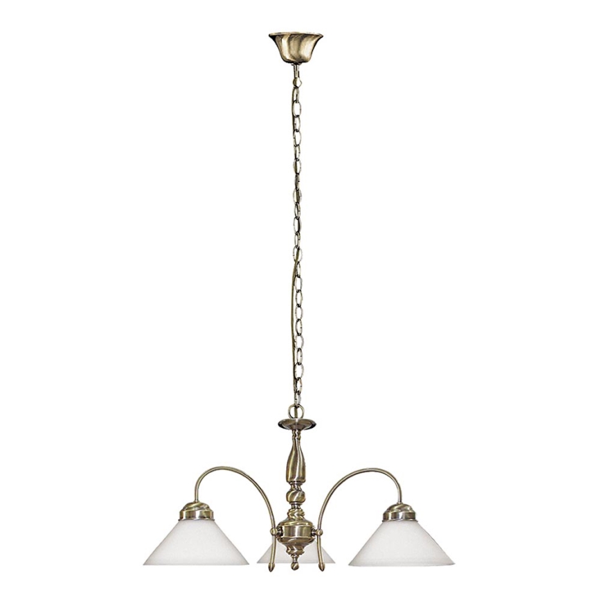 Rabalux - Lampadario a sospensione con catena 3xE27/60W/230V