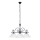 Rabalux - Lampadario a sospensione con catena 3xE27/60W/230V