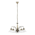 Rabalux - Lampadario a sospensione con catena 5xE27/60W/230V