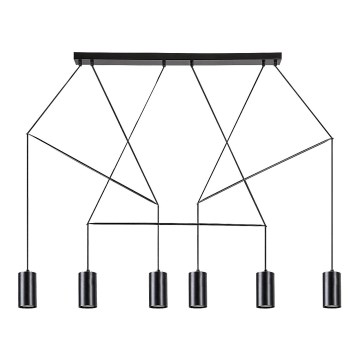 Rabalux - Lampadario a sospensione con cavo 6xGU10/50W/230V