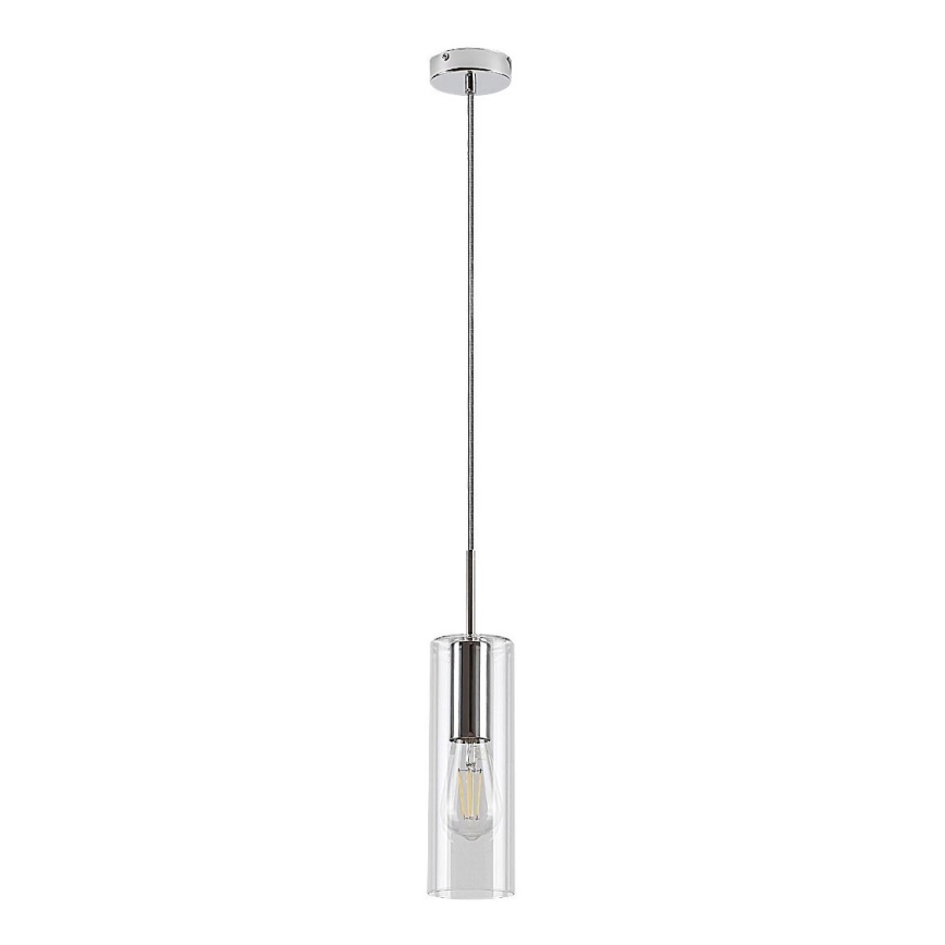 Rabalux - Lampadario a sospensione con filo 1xE27/40W/230V limpido/cromo lucido