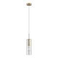 Rabalux - Lampadario a sospensione con filo 1xE27/40W/230V limpido/oro