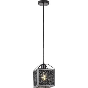 Rabalux - Lampadario a sospensione con filo 1xE27/40W/230V nero