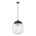 Rabalux - Lampadario a sospensione con filo 1xE27/60W/230V nero/blu