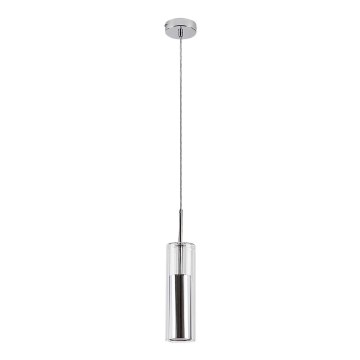Rabalux - Lampadario a sospensione con filo 1xGU10/50W/230V limpido/cromo lucido