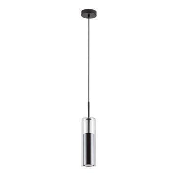 Rabalux - Lampadario a sospensione con filo 1xGU10/50W/230V limpido/nero