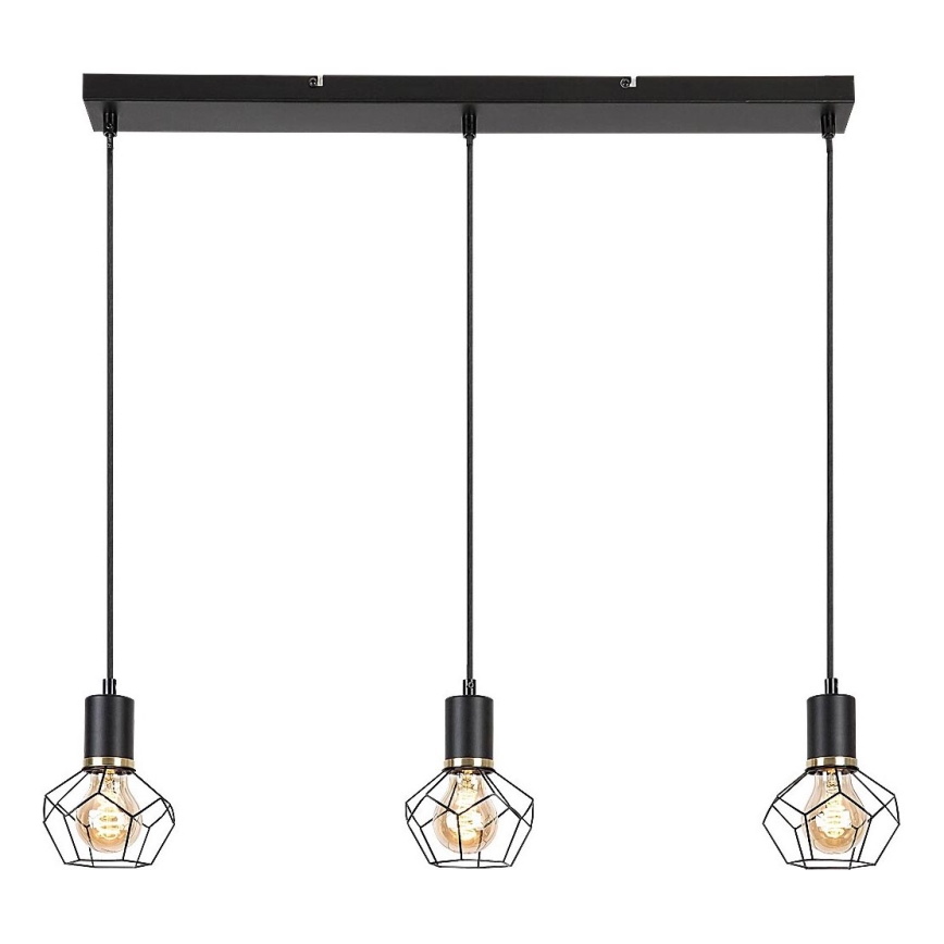 Rabalux - Lampadario a sospensione con filo 3xE27/40W/230V