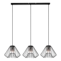 Rabalux - Lampadario a sospensione con filo 3xE27/40W/230V