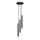 Rabalux - Lampadario a sospensione con filo 3xG9/5W/230V nero