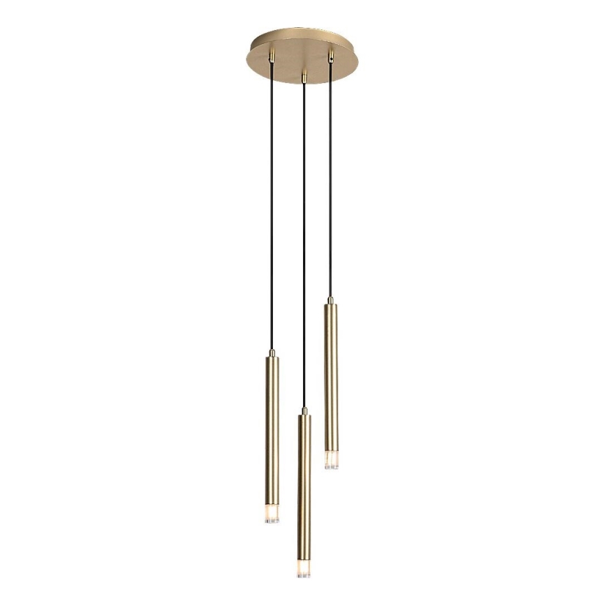 Rabalux - Lampadario a sospensione con filo 3xG9/5W/230V oro