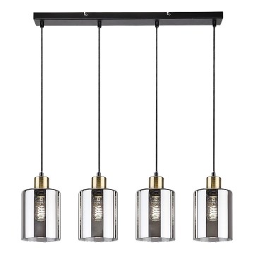 Rabalux - Lampadario a sospensione con filo 4xE27/40W/230V