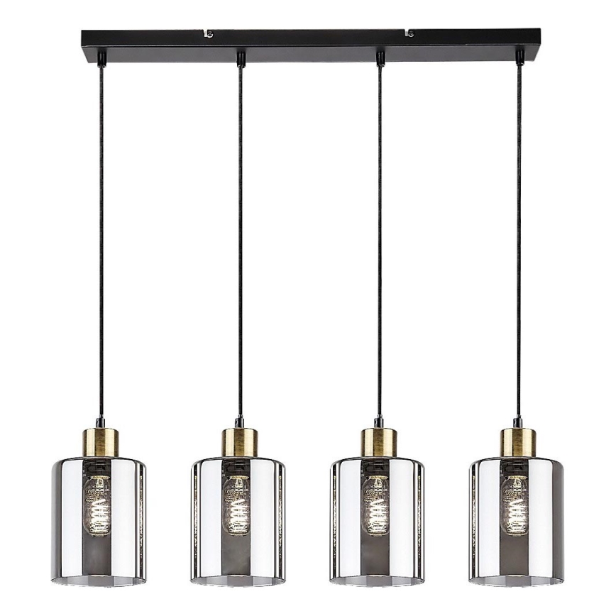 Rabalux - Lampadario a sospensione con filo 4xE27/40W/230V