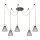 Rabalux - Lampadario a sospensione con filo 5xE27/40W/230V ragno nero/faggio