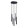Rabalux - Lampadario a sospensione con filo 5xG9/5W/230V nero
