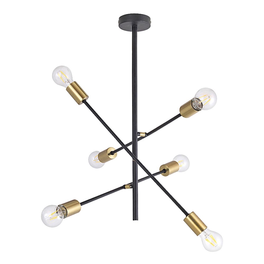 Rabalux - Lampadario a sospensione con supporto rigido 6xE27/15W/230V