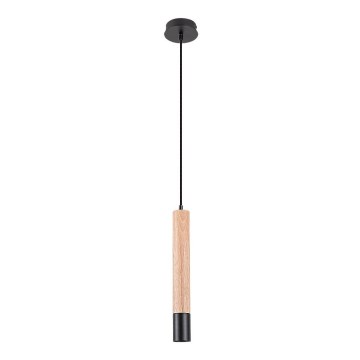 Rabalux - Lampadario a sospensione su cavo 1xGU10/50W/230V faggio