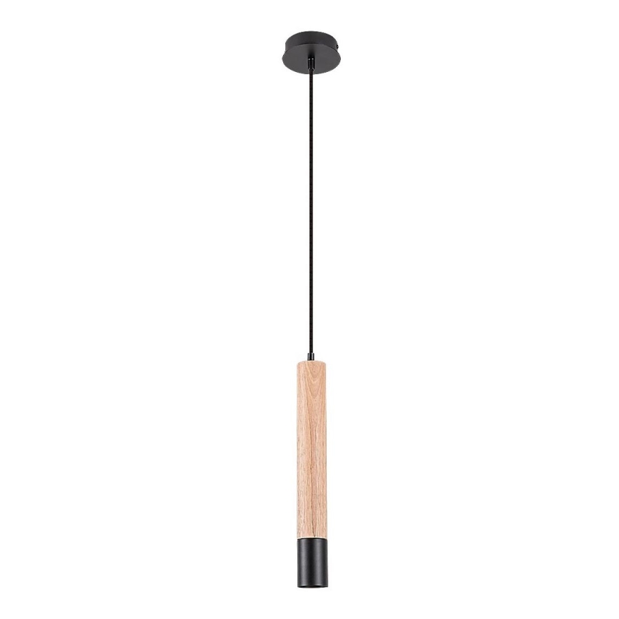 Rabalux - Lampadario a sospensione su cavo 1xGU10/50W/230V faggio