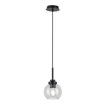 Rabalux - Lampadario da bagno a filo 1xE27/15W/230V nero IP44