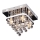 Rabalux - Lampadario da parete in cristallo LED/23W/230V + 4xE14/40W