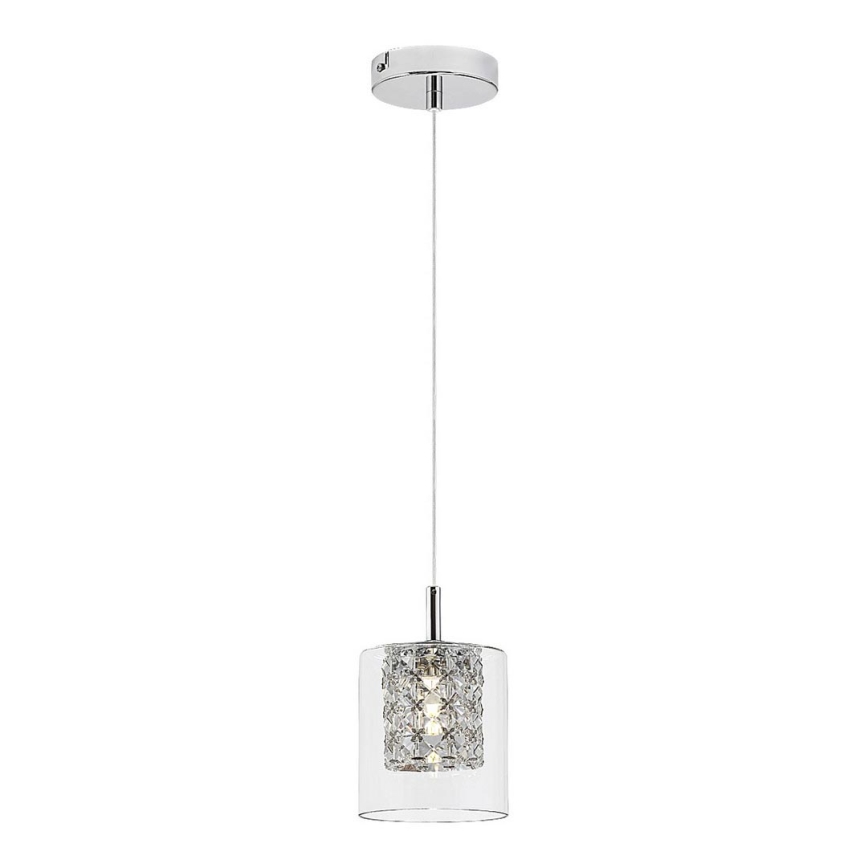 Rabalux - Lampadario di cristallo su corda 1xG9/40W/230V