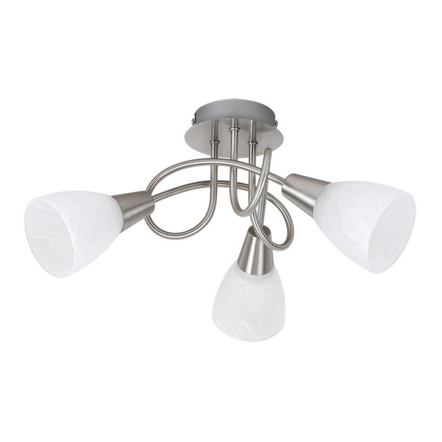 Rabalux - Lampadario fisso 3xE14/40W/230V cromo opaco