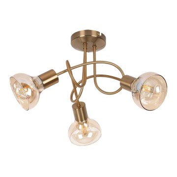 Rabalux - Lampadario fisso 3xE14/40W/230V oro