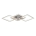 Rabalux - Lampadario LED a plafone LED/43W/230V cromo lucido