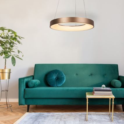 Rabalux - Lampadario LED a sospensione con filo CARMELLA LED/80W/230V diametro 80 cm