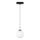 Rabalux - Lampadario LED a sospensione con filo per sistema ferroviario monofase LED/5W/230V 4000K nero