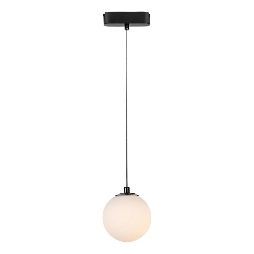 Rabalux - Lampadario LED a sospensione con filo per sistema ferroviario monofase LED/5W/24V 3000K nero