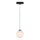 Rabalux - Lampadario LED a sospensione con filo per sistema ferroviario monofase LED/5W/24V 3000K nero