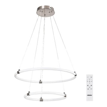 Rabalux - Lampadario LED dimmerabile a sospensione con cavo LED/55W/230V + telecomando