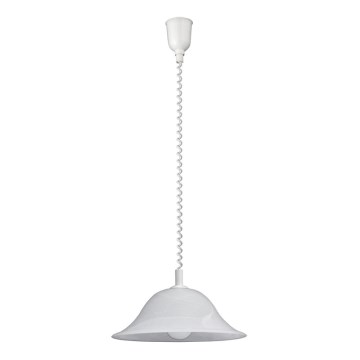 Rabalux - Lampadario regolabile in altezza 1xE27/60W/230V in vetro alabastrino