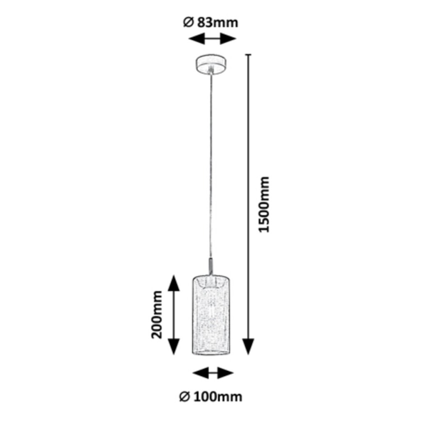 Rabalux -  Lampadario su filo 1xE14/25W/230V
