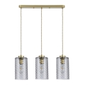 Rabalux - Lampadario su filo 3xE27/40W/230V