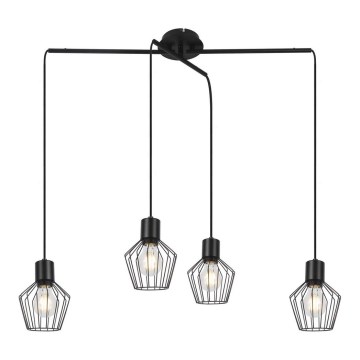 Rabalux - Lampadario su filo 4xE27/40W/230V