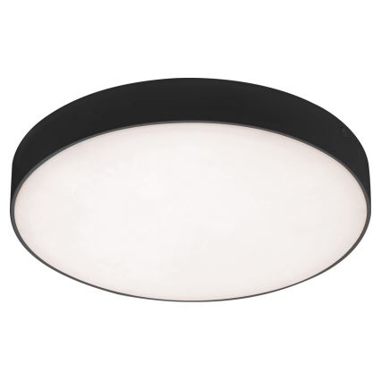 Rabalux - Plafoniera LED da soffitto per bagno/24W/230V 2800K/4000K/6000K IP44 nero Ø 30 cm