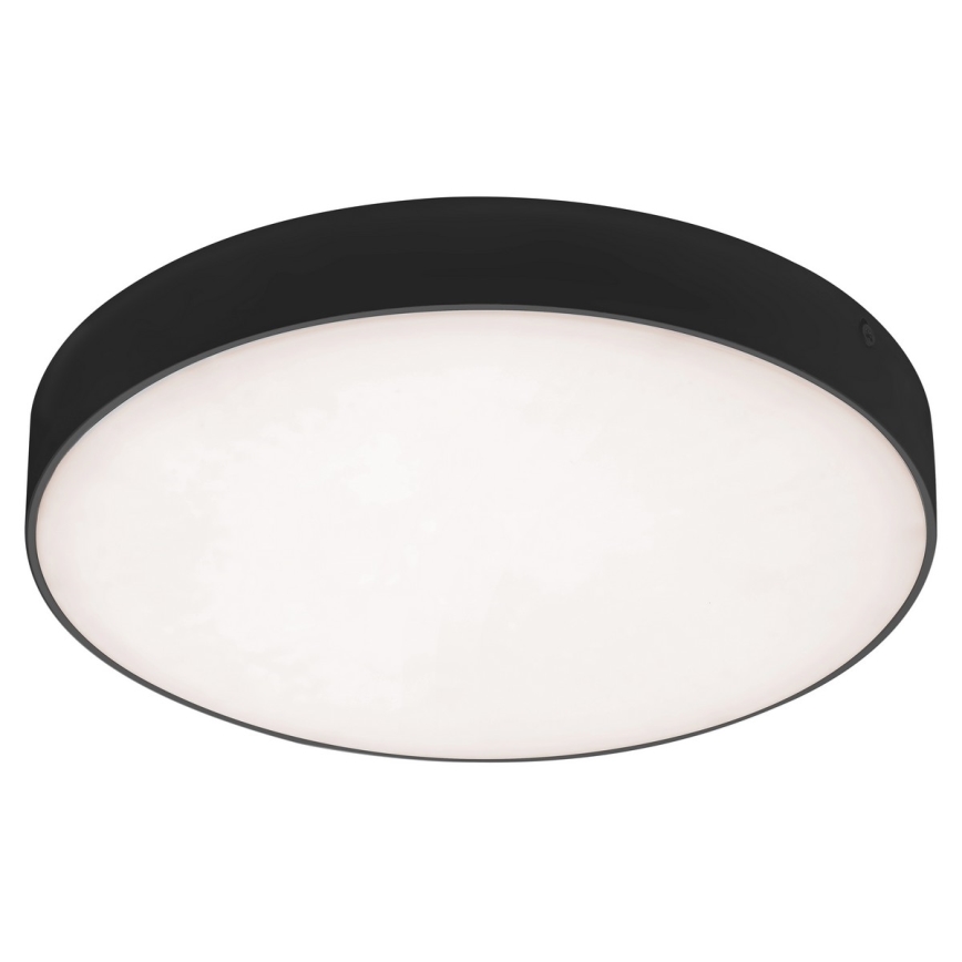 Rabalux - Plafoniera LED da soffitto per bagno/24W/230V 2800K/4000K/6000K IP44 nero Ø 30 cm