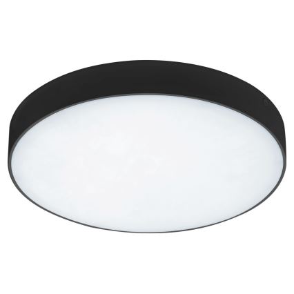 Rabalux - Plafoniera LED da soffitto per bagno/24W/230V 2800K/4000K/6000K IP44 nero Ø 30 cm