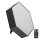 Rabalux - LED RGB Lampada da tavolo dimmerabile LED/1W/5V/3xAA + telecomando