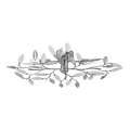 Rabalux - Plafoniera 4xE14/40W/230V 46,5x69,5 cm